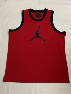 Nike/Jordan Red Mesh Basketball Tank Top Jersey. Size XL